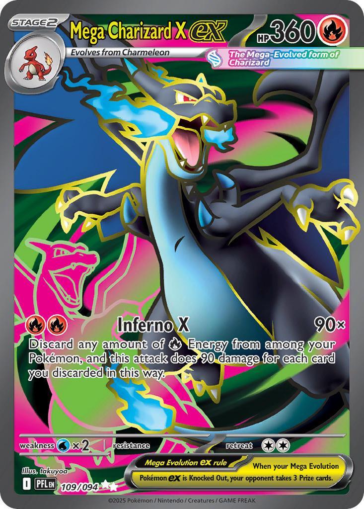 pokemon cards mega ex full art TCG Charizard X 109/094 Style:Scions & Spellcraft - Y'shtola Juego de cartas coleccionables One Piece March of the Machine