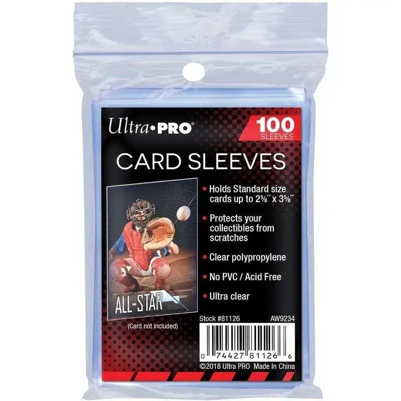 Ultra Pro Soft Trading Card Sleeves (100 sleeves)  Pokebundles Ireland