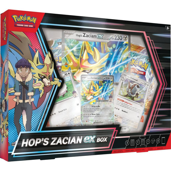 Buy Pokemon Trading Card Game Hop's Zacian EX Box – | Pokémon TCG – Pokebundles Ireland