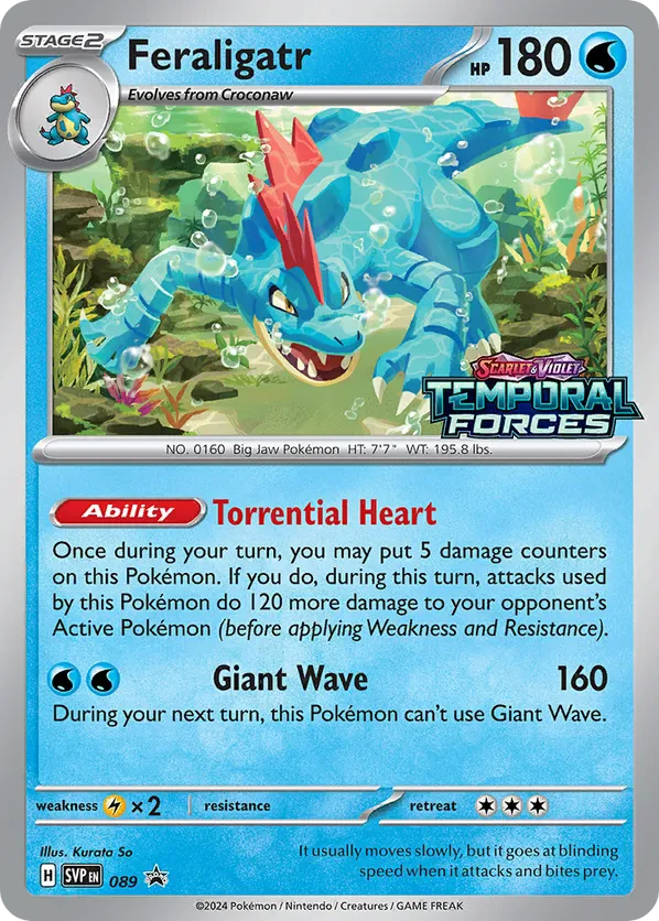 Feraligatr 089 Scarlet & Violet Promo