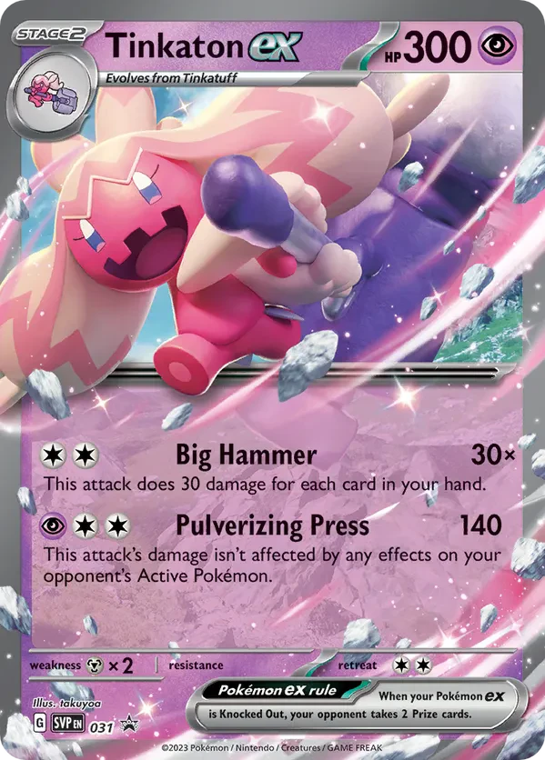Tinkaton ex 031 Scarlet & Violet Promo