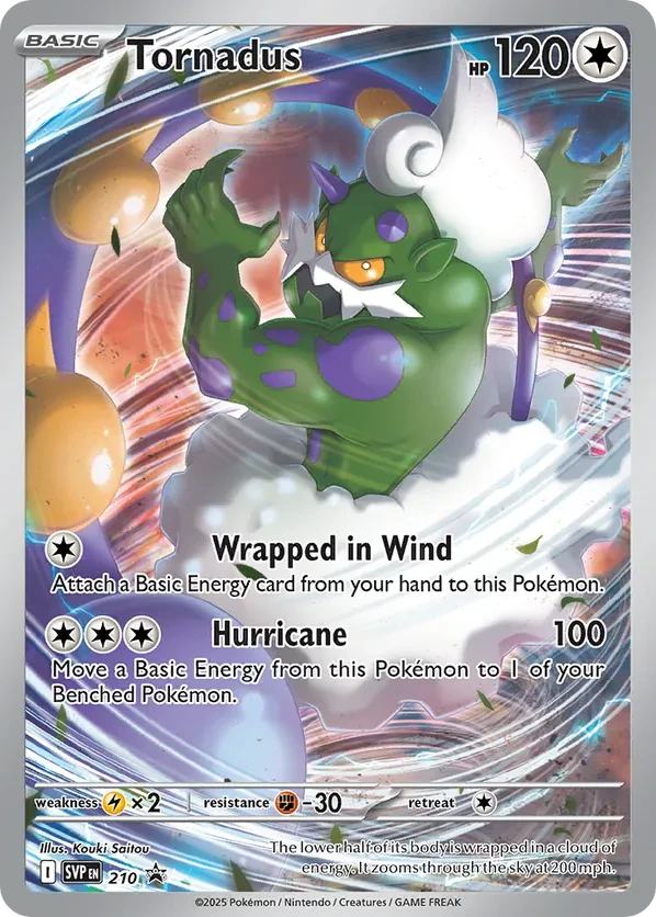 Tornadus 210 Scarlet & Violet Promo