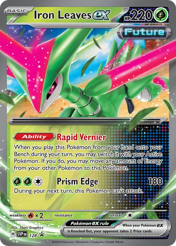 Iron Leaves ex 128 Scarlet &amp; Violet Promo