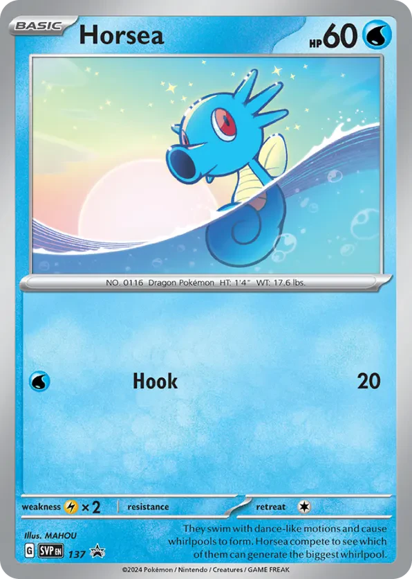 Horsea 137 Scarlet & Violet Promo