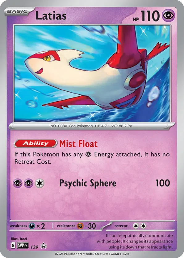 Latias 139 Scarlet & Violet Promo