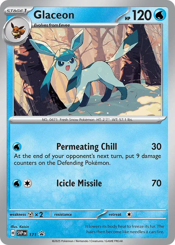 Glaceon 171 Scarlet &amp; Violet Promo