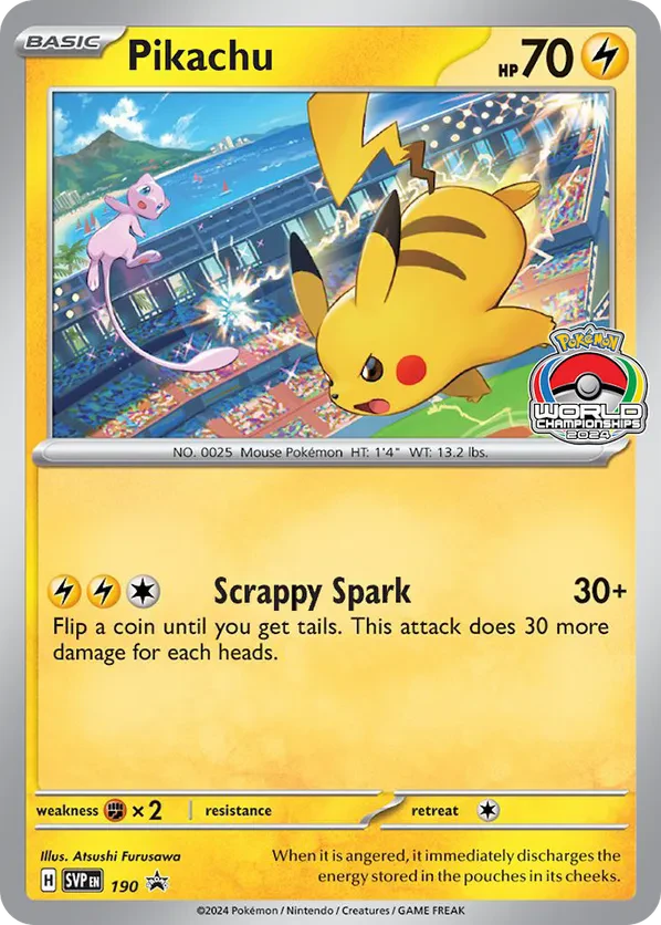 Pikachu 190 Scarlet & Violet Promo