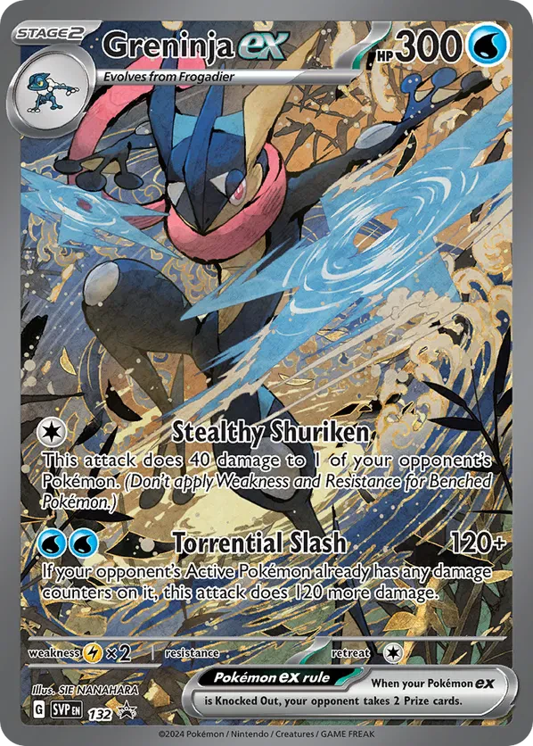 Greninja ex 132 Scarlet &amp; Violet Promo