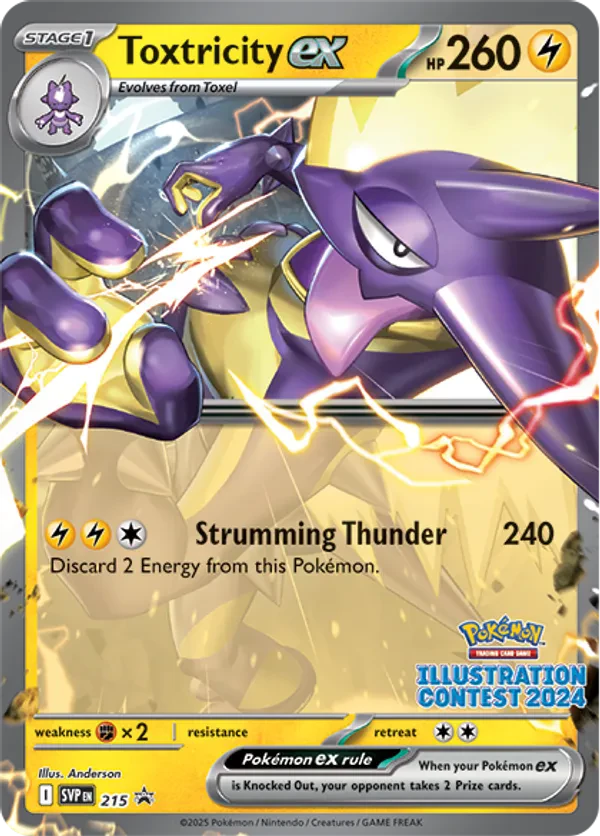 Toxtricity ex 215 Scarlet & Violet Promo