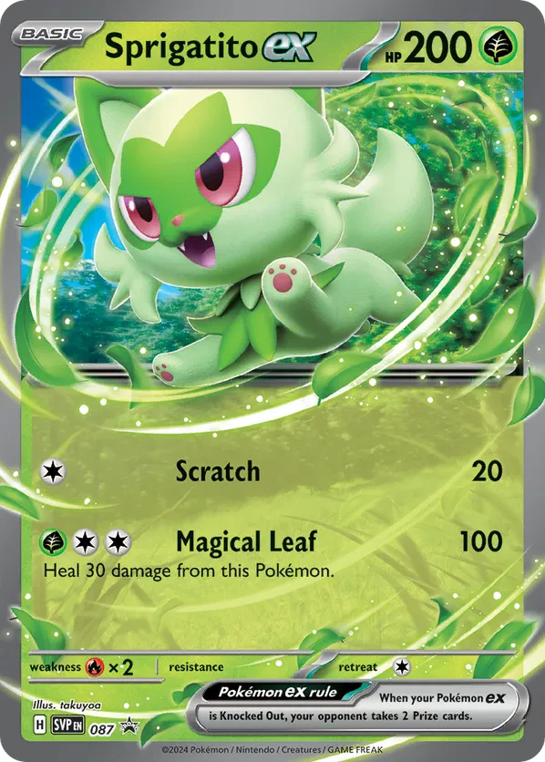 Sprigatito ex 087 Scarlet & Violet Promo
