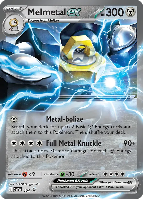 Melmetal ex 104 Scarlet & Violet Promo