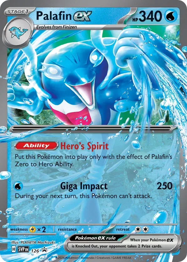 Palafin ex 126 Scarlet & Violet Promo
