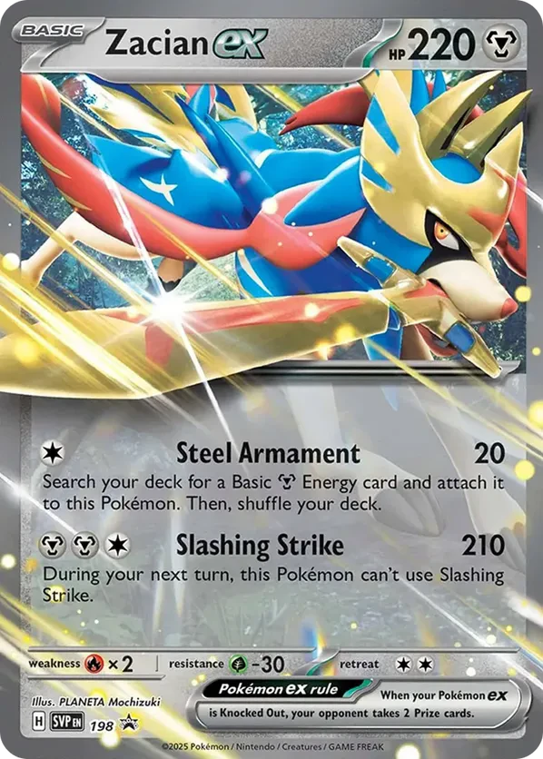 Zacian ex 198 Scarlet & Violet Promo