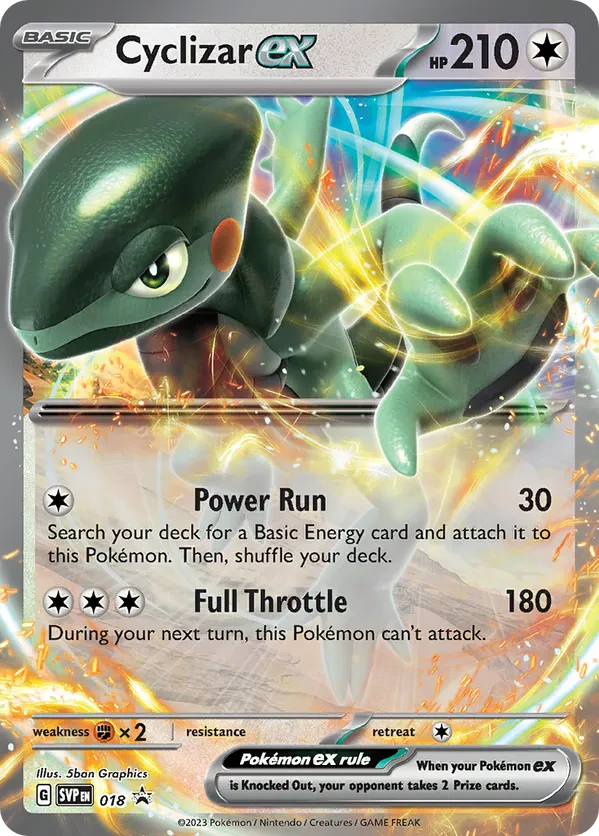 Cyclizar ex 018 Scarlet &amp; Violet Promo