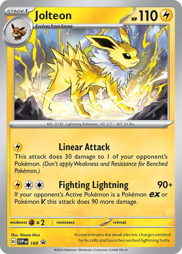 Jolteon 169 Scarlet & Violet Promo