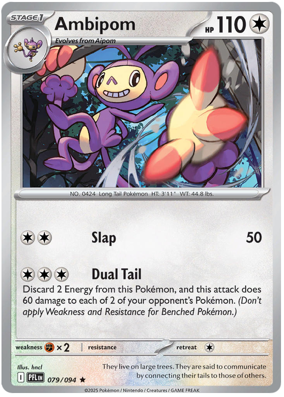 Pokemon TCG Ambipom 079/094 - Phantasmal Flames