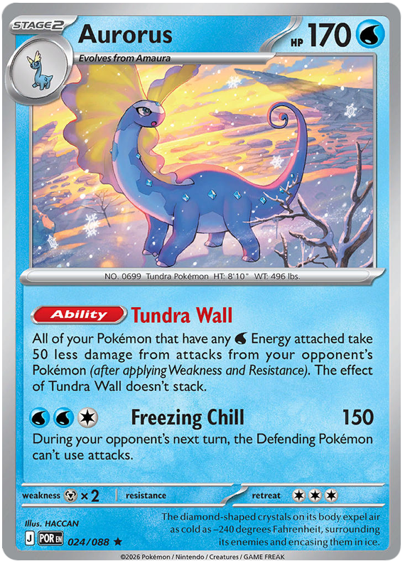 Pokemon TCG Aurorus 024/088 - Perfect Order
