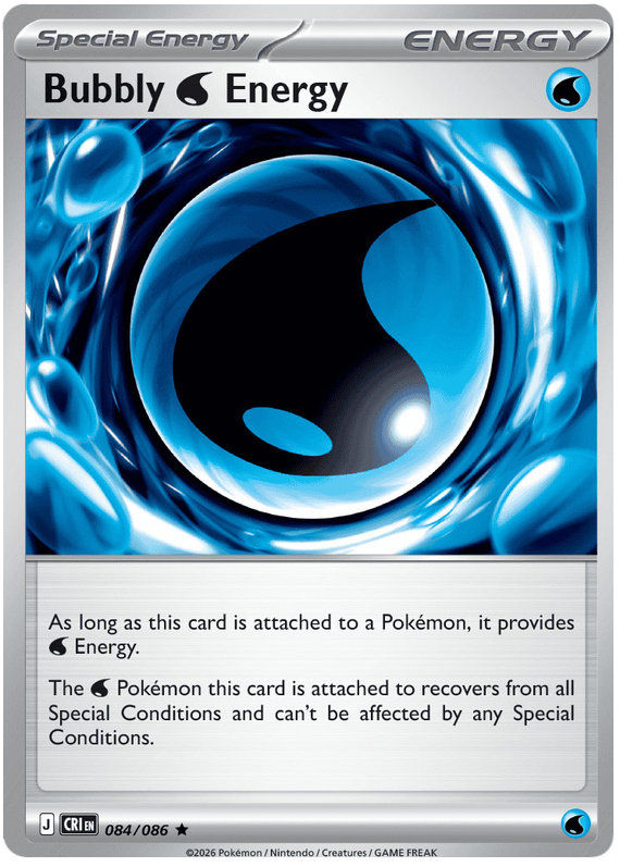 Pokemon TCG Bubbly Energy 084/086 - Chaos Rising
