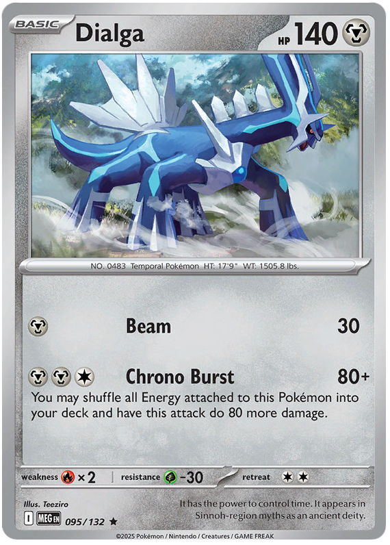 Pokemon TCG Dialga 095/132 - Mega Evolution