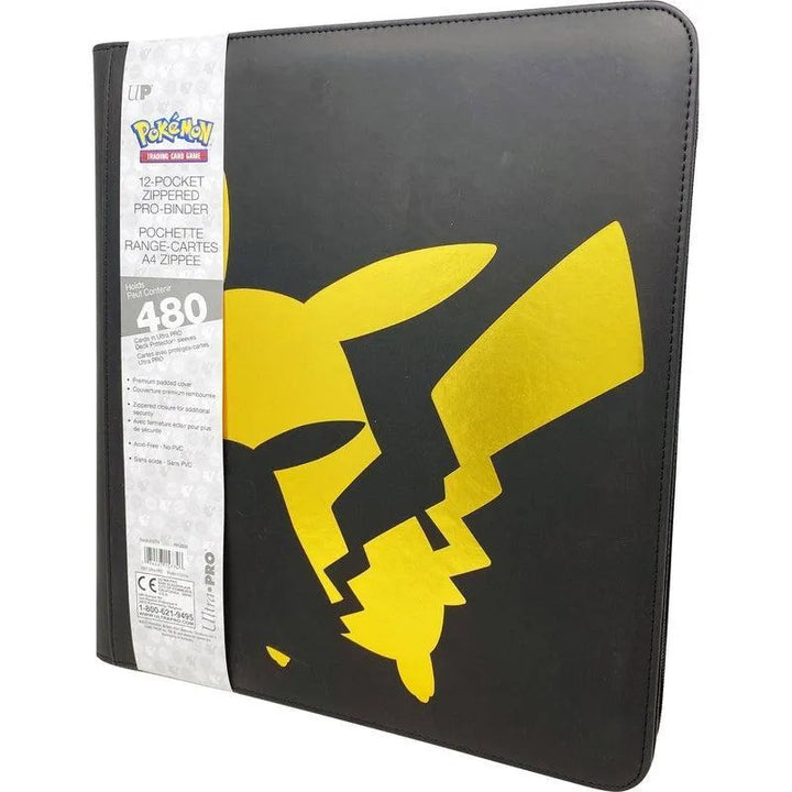 Buy Elite Series: Pikachu 12-Pocket Zippered PRO-Binder folder for Pokémon | Pokémon TCG – Pokebundles Ireland