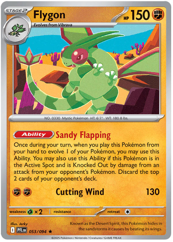 Pokemon TCG Flygon 053/094 - Phantasmal Flames