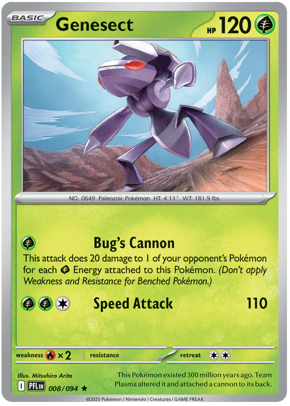 Pokemon TCG Genesect 008/094 - Phantasmal Flames
