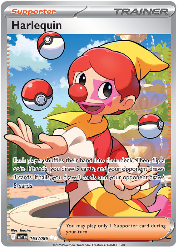 Harlequin 163/086 White Flare Pokémon card | Pokebundles Ireland