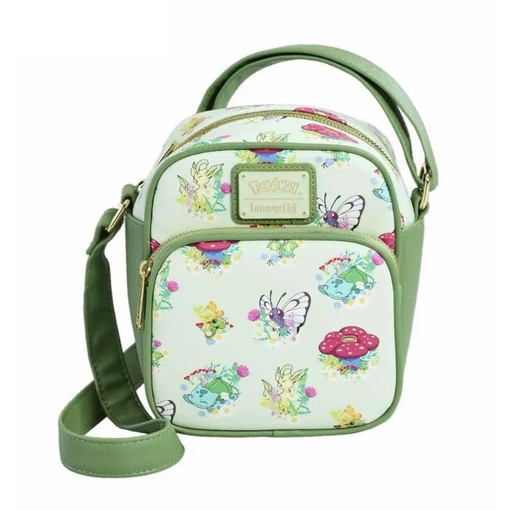 Buy Loungefly x Pokémon Grass-Type Crossbody Bag | Pokémon TCG – Pokebundles Ireland