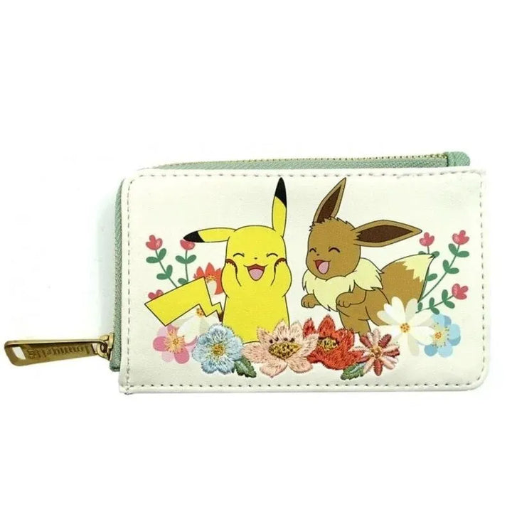 Buy Pokemon Pikachu and Eevee Floral Loungefly Cardholder | Pokémon TCG – Pokebundles Ireland