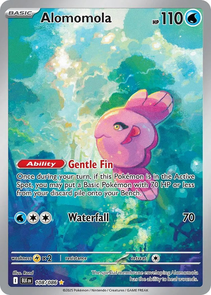 Buy Pokemon TCG Alomomola 108/86 - Black Bolt | Pokémon TCG – Pokebundles Ireland