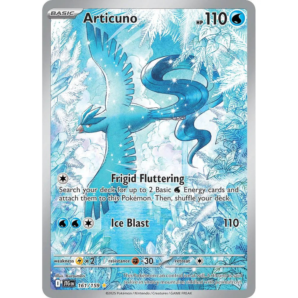 Buy Pokemon TCG Articuno 161/159 - Journey Together | Pokémon TCG – Pokebundles Ireland