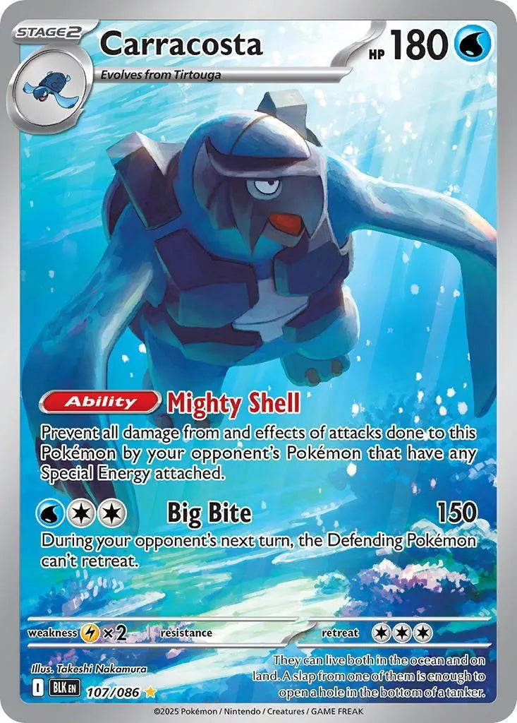 Buy Pokemon TCG Carracosta 107/86 - Black Bolt | Pokémon TCG – Pokebundles Ireland