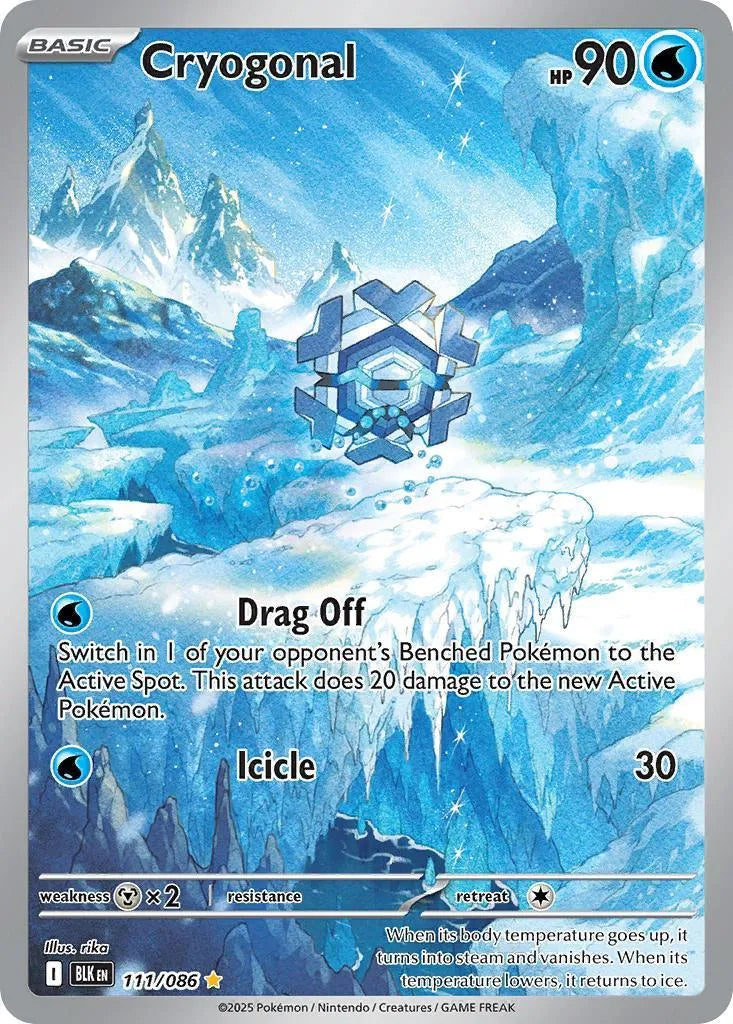Buy Pokemon TCG Cryogonal 111/86 - Black Bolt | Pokémon TCG – Pokebundles Ireland