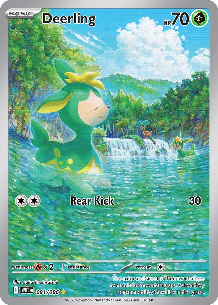 Pokemon TCG Deerling 091/086 - White Flare - Pokebundles Ireland