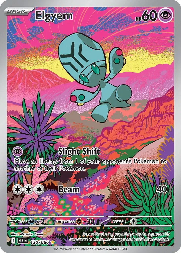 Buy Pokemon TCG Elgyem 120/86 - Black Bolt | Pokémon TCG – Pokebundles Ireland