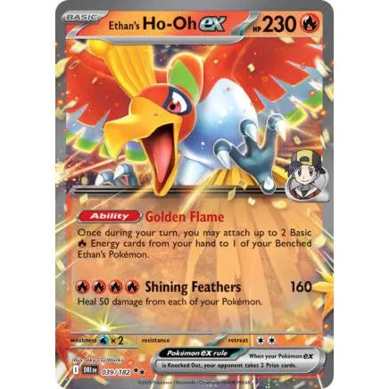 Buy Pokemon TCG Ethan's Ho-oh EX 039/182 - Destined Rivals | Pokémon TCG – Pokebundles Ireland