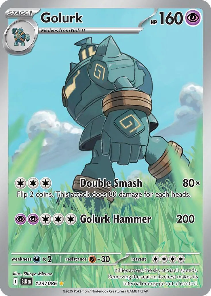 Buy Pokemon TCG Golurk 123/86 - Black Bolt | Pokémon TCG – Pokebundles Ireland