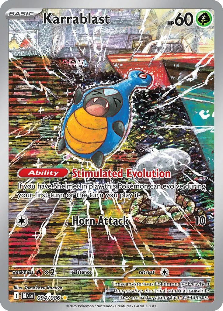 Buy Pokemon TCG Karrablast 094/86 - Black Bolt | Pokémon TCG – Pokebundles Ireland