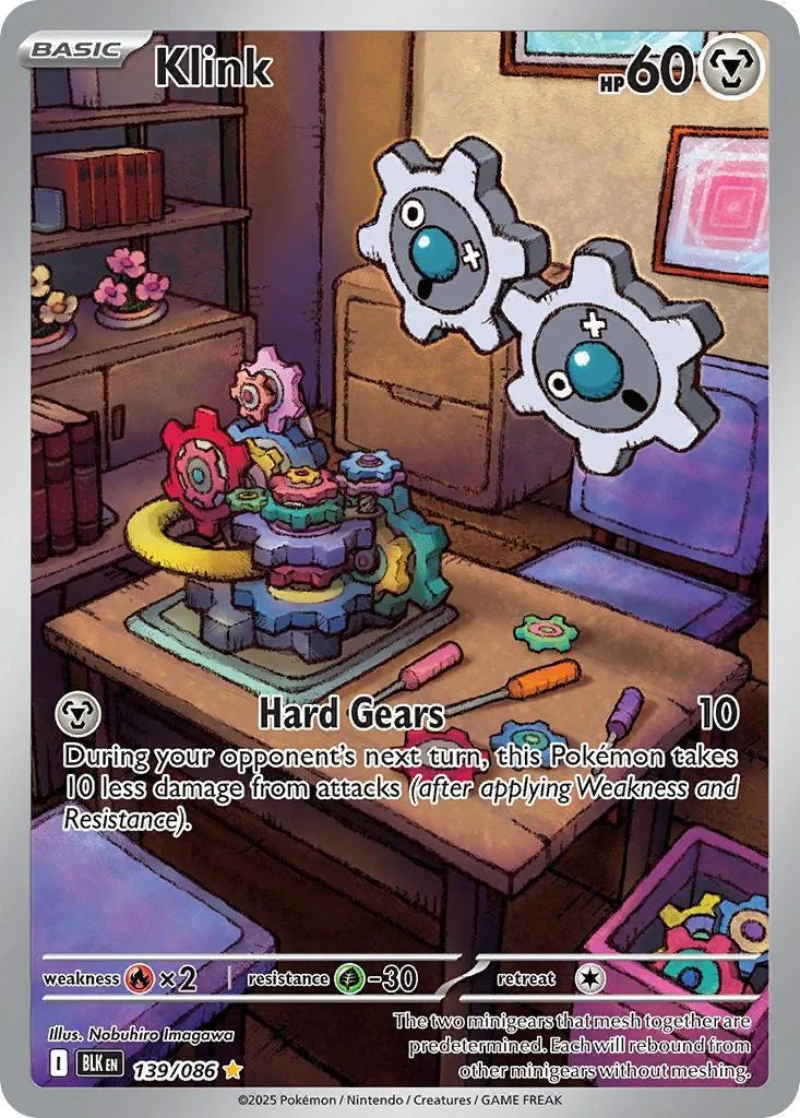 Buy Pokemon TCG Klink 139/86 - Black Bolt | Pokémon TCG – Pokebundles Ireland