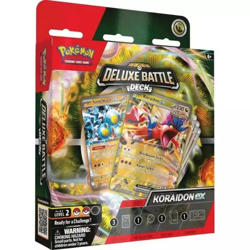 Buy Pokemon TCG: Koraidon ex Deluxe Battle Deck | Pokémon TCG – Pokebundles Ireland