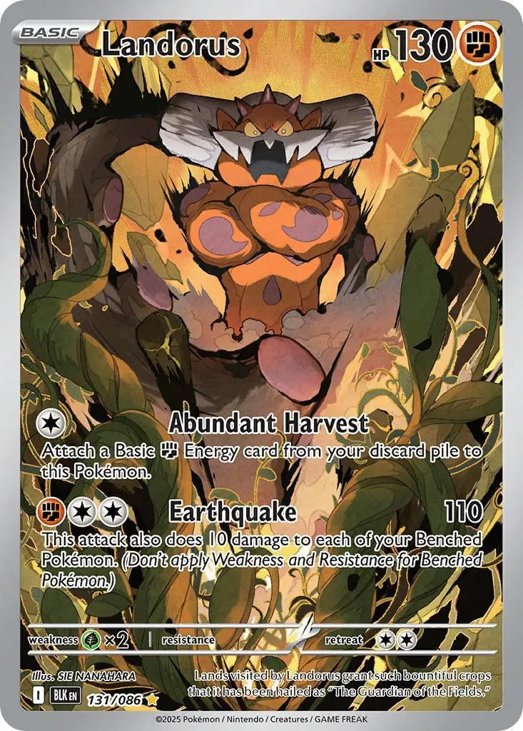 Buy Pokemon TCG Landorus 131/86 - Black Bolt | Pokémon TCG – Pokebundles Ireland