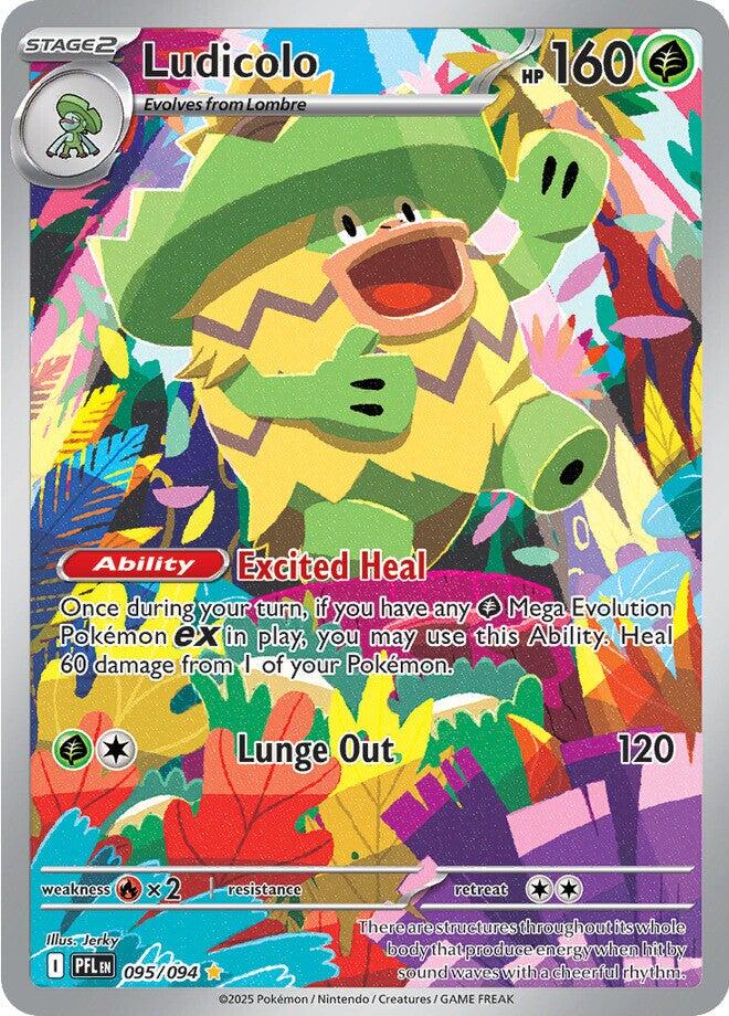 Pokemon TCG Ludicolo 095/094 - Phantasmal Flames - Pokebundles Ireland