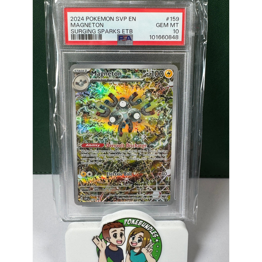 Buy Pokemon TCG Magneton SVP 159 PSA 10 Graded Card | Pokémon TCG – Pokebundles Ireland
