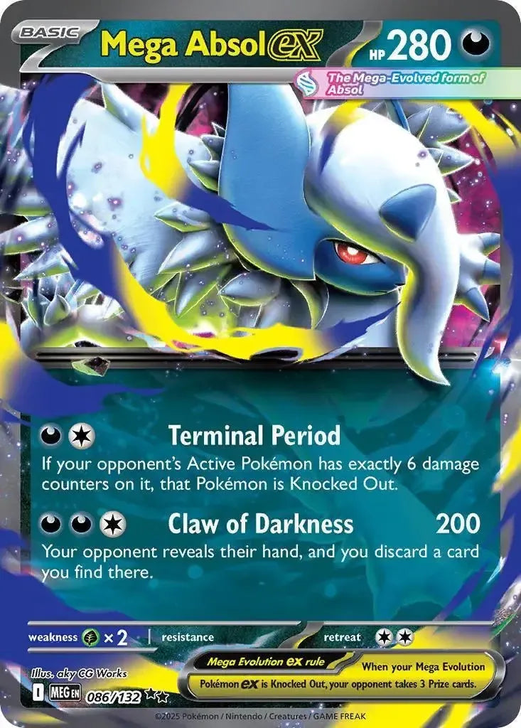 electric grey and blue rare mega ex pokemon cards Amazon.com: Pokemon - Mega Manectric ex - 158/132 - ME01: Mega Evolution (MEG) - Ultra Rare - Full Art