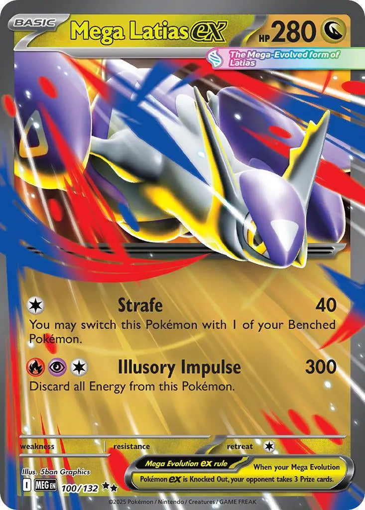 Buy Pokemon TCG Mega Latias EX 100/132 - Mega Evolution | Pokémon TCG – Pokebundles Ireland