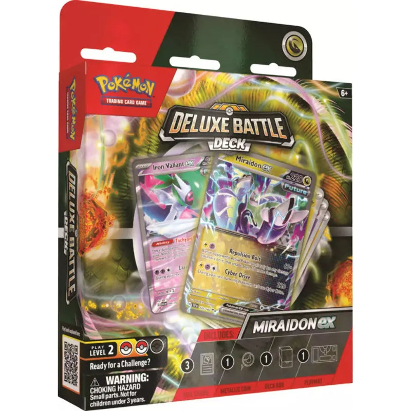 Buy Pokemon TCG: Miraidon ex Deluxe Battle Deck | Pokémon TCG – Pokebundles Ireland