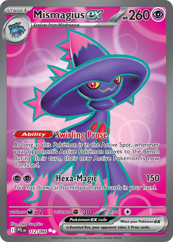 Pokemon TCG Mismagius ex 112/094 - Phantasmal Flames - Pokebundles Ireland