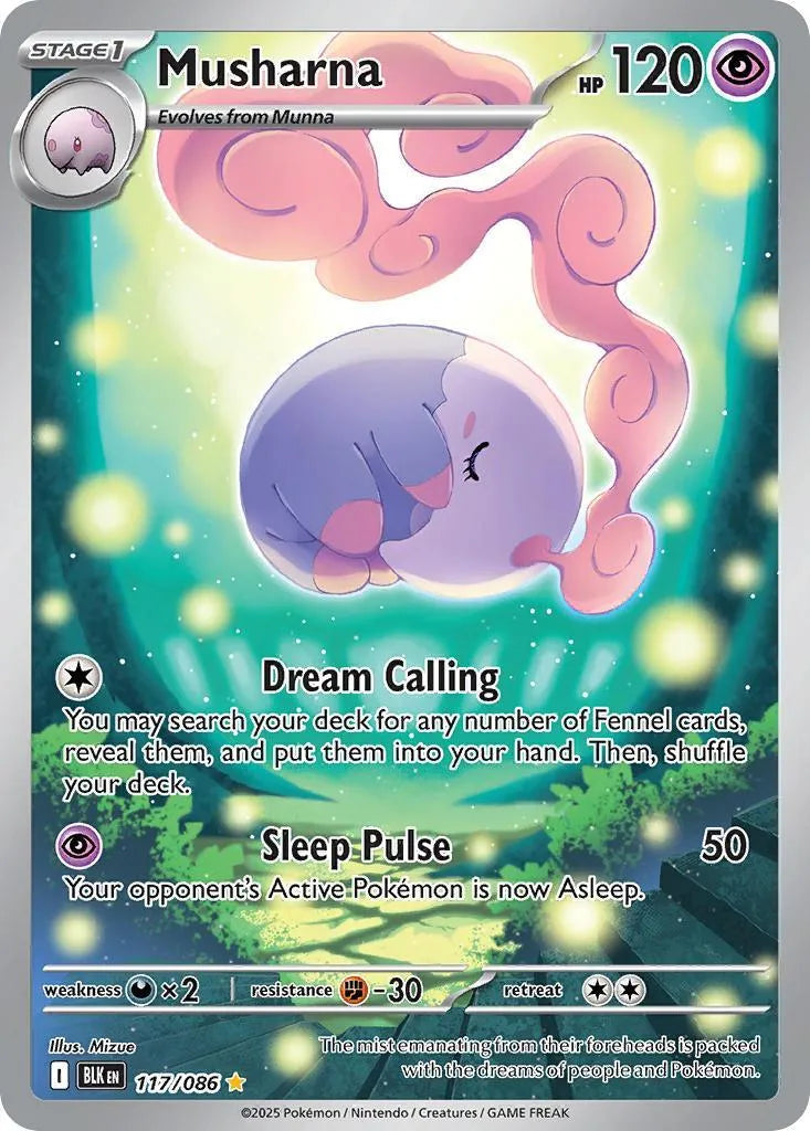 Buy Pokemon TCG Musharna 117/86 - Black Bolt | Pokémon TCG – Pokebundles Ireland