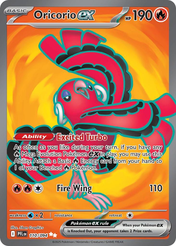 Pokemon TCG Oricorio ex 110/094 - Phantasmal Flames - Pokebundles Ireland