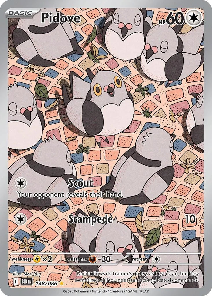 Buy Pokemon TCG Pidove 148/86 - Black Bolt | Pokémon TCG – Pokebundles Ireland